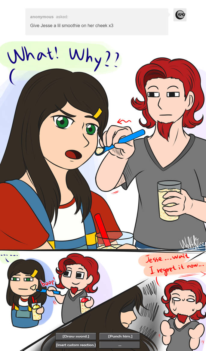 MCSM - ask - 4(smoothie) by WolfKIce on DeviantArt