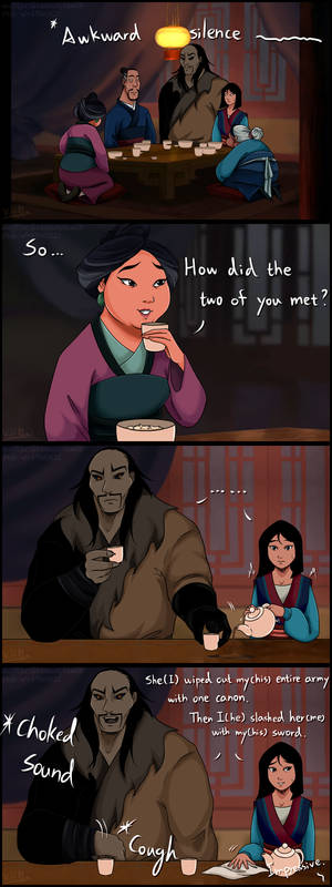 Mulan x Shan Yu - Dinner