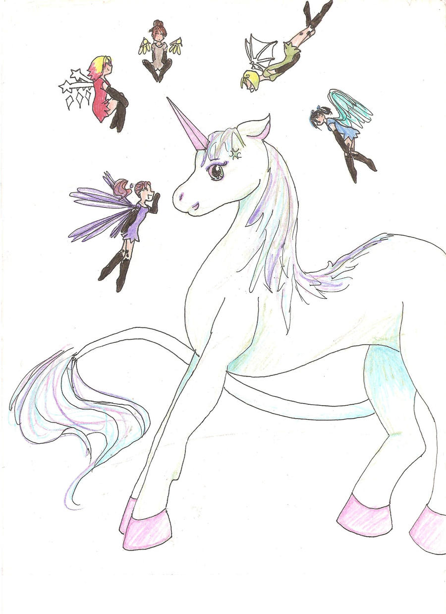 Original Unicorn and Crystallia faeries