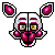 FNAF:SL - Funtime Foxy the Pirate pixel art