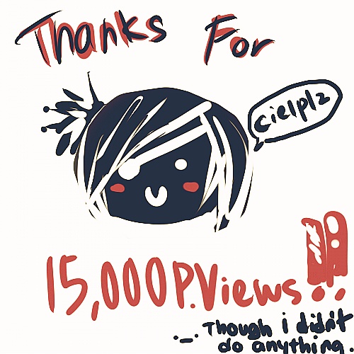 Thanks for 15k PVs