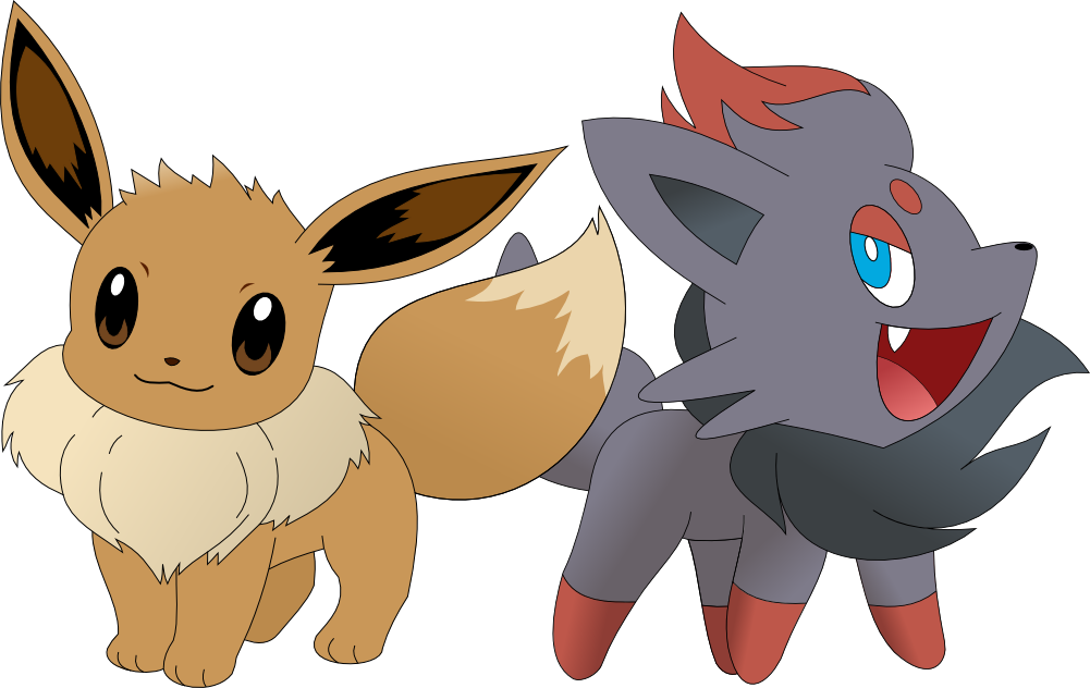 Eevee and Zorua