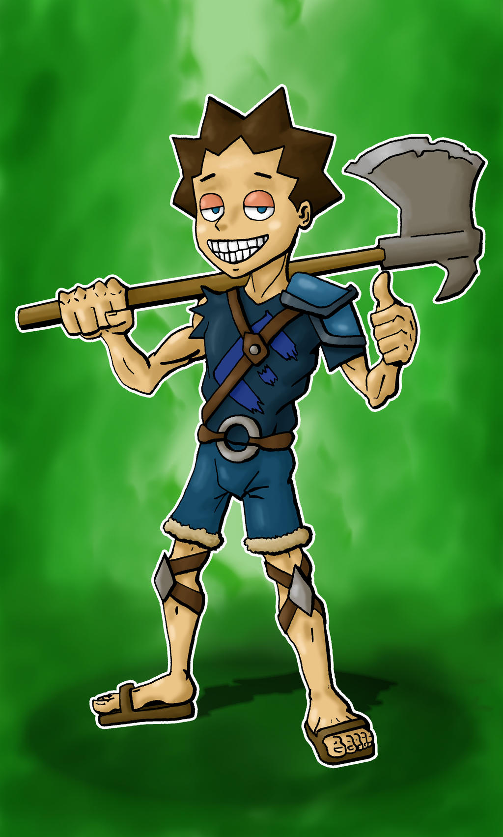 Eroboy, the little Barbarian by PYRONico on DeviantArt