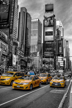 Yellow cabs HDR