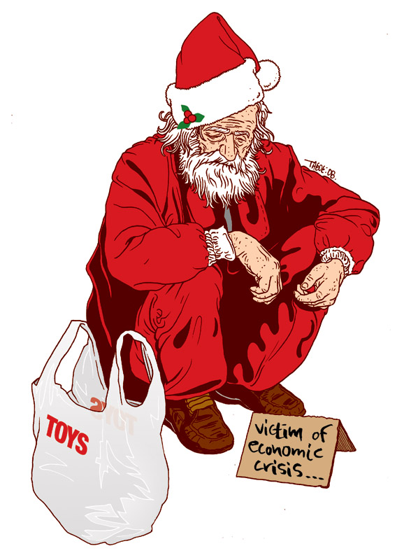 Homeless Santa.