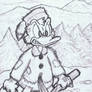 Scrooge of the Yukon sketch