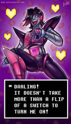 Mettaton Valentines Card