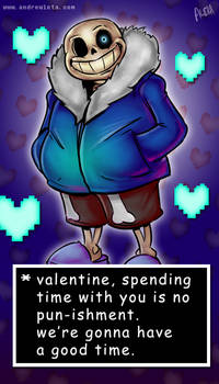 Sans Valentines Card