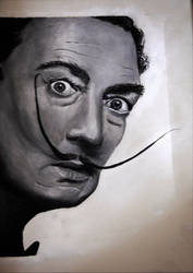 Salvador Dali portrait