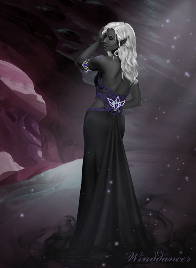 Drow wizardess by xXwinddancerXx on DeviantArt