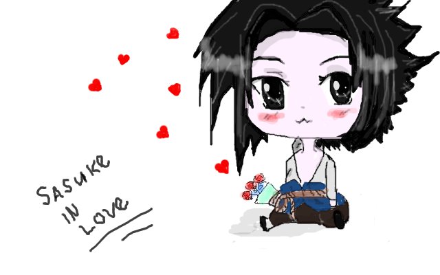 Sasuke in love)