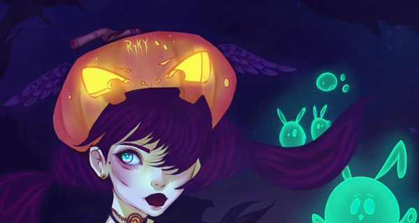 Halloween Coloring Challenge by ivrinne