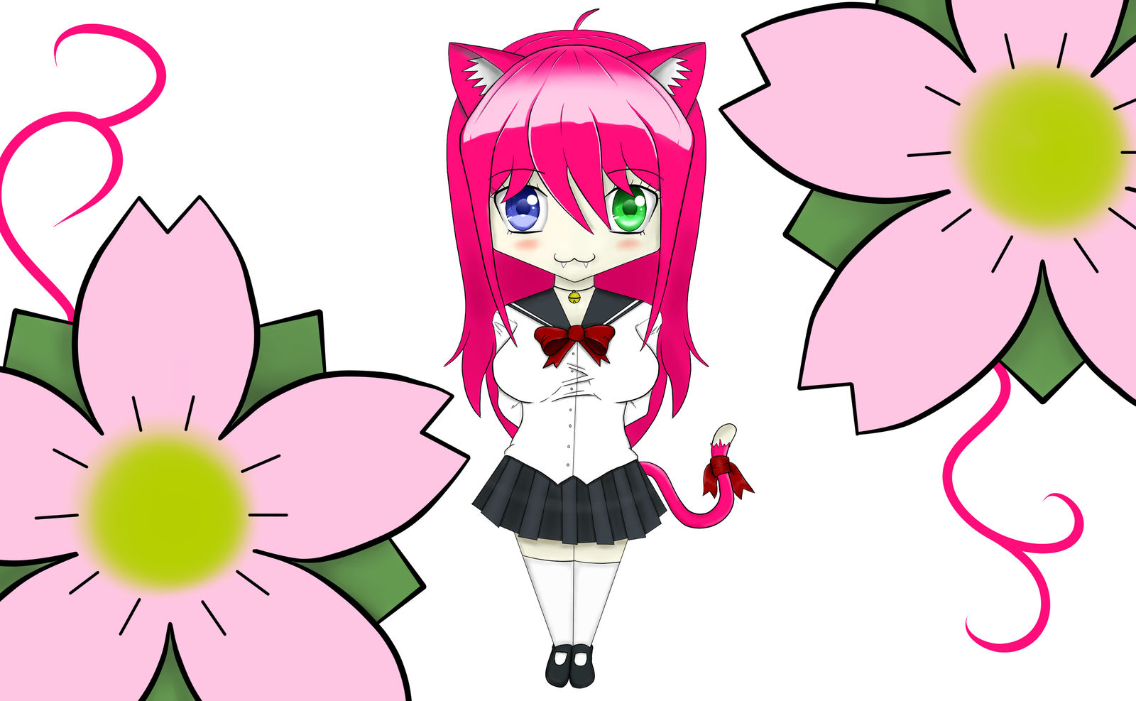 Anime Chibi Cat girl by Whatsinspace on DeviantArt