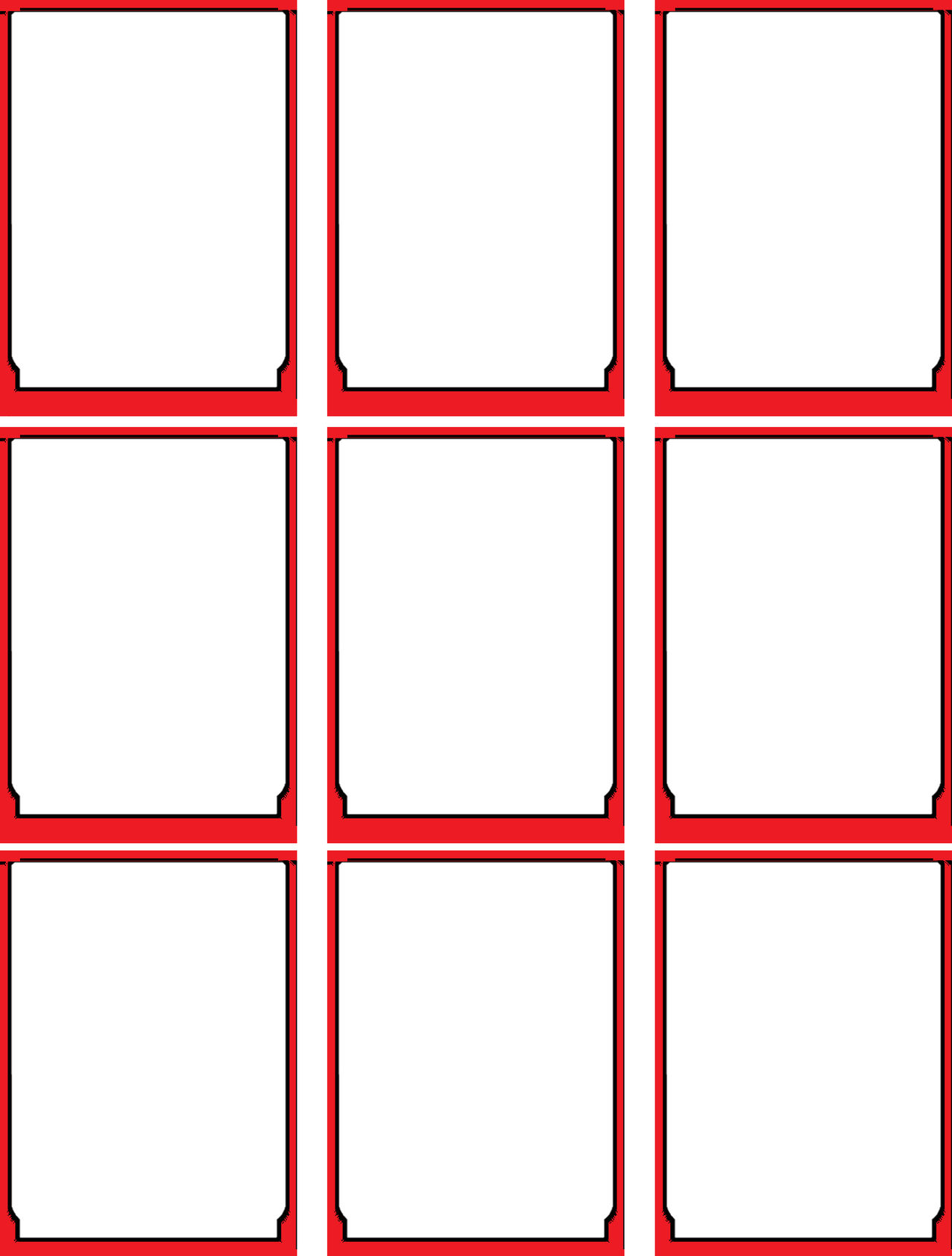 mtg card print template Proxy cards - printing alignment