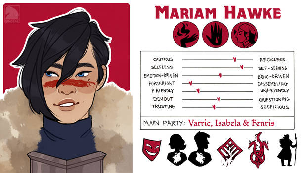 [Dragon Age] Mariam Hawke