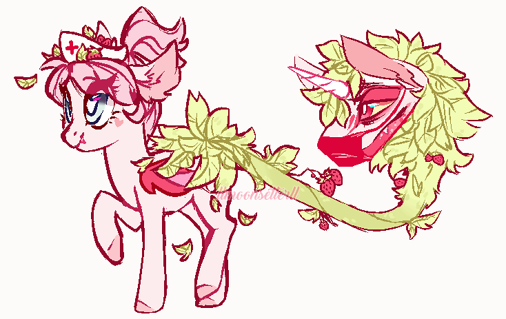 Nurse Primal plant pony - CLOSED