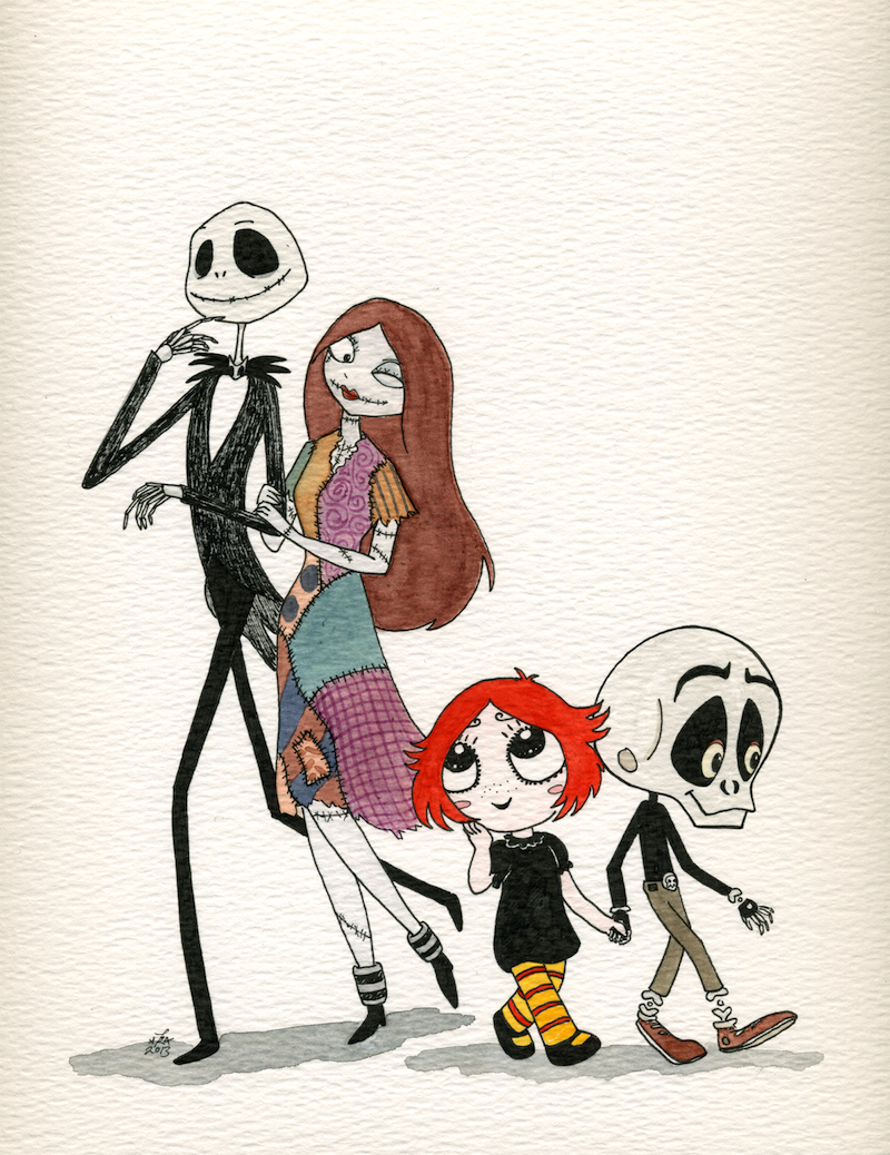 Redheads Heart Skeletons