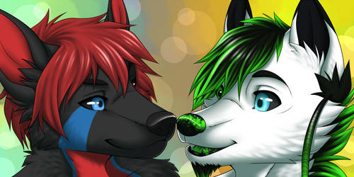 [COMM] ToxWolf and Kano Couple Icons