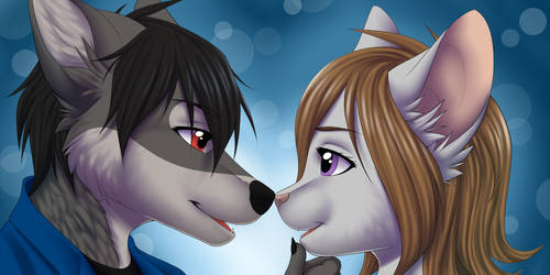 [COMM] Midnightwolf Couple Icons