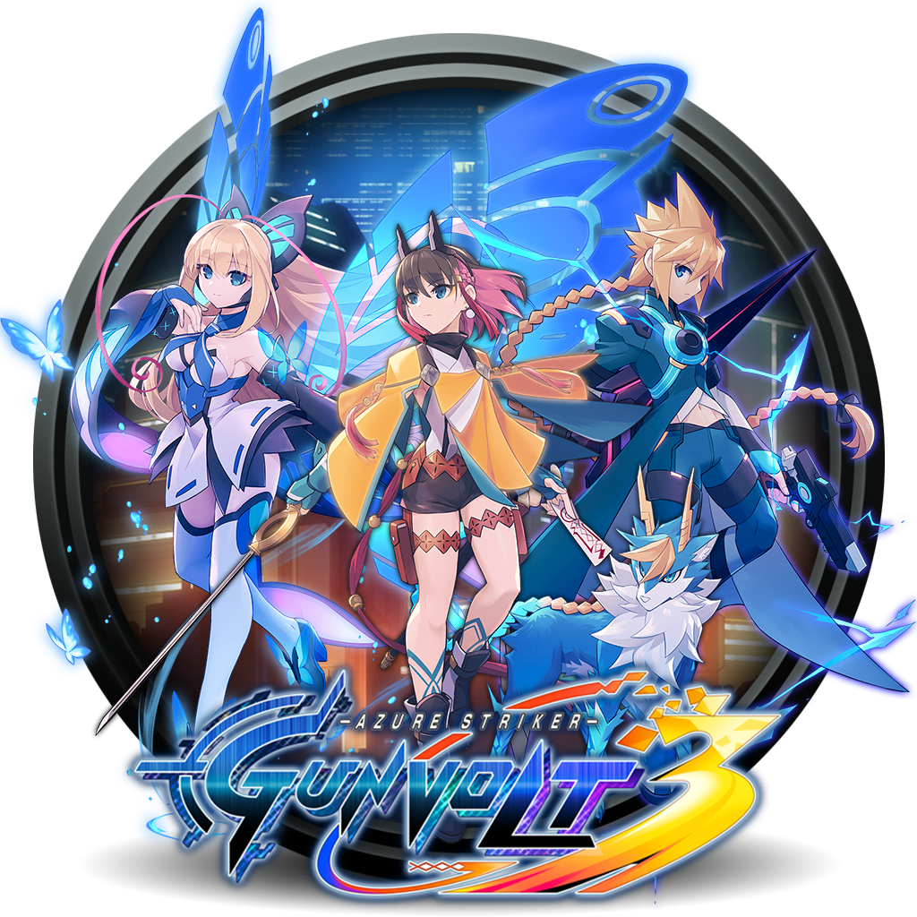 Azure Striker GUNVOLT 3 Icon HD by sirleviatan on DeviantArt