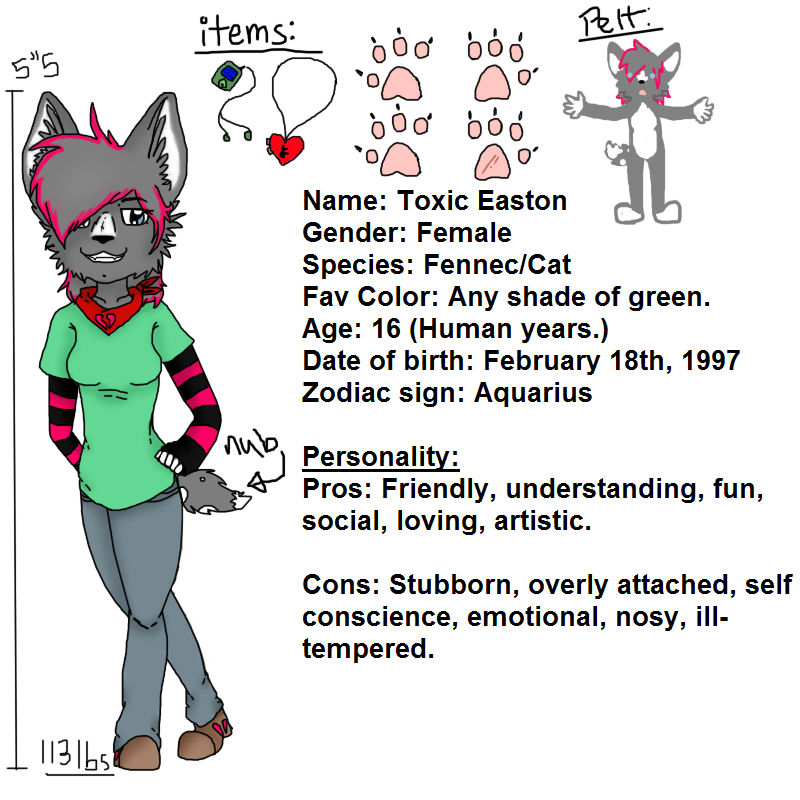 Toxic Reference Another Toxic Reference Sheet UPDATED by Toxic-Lullabies on DeviantArt