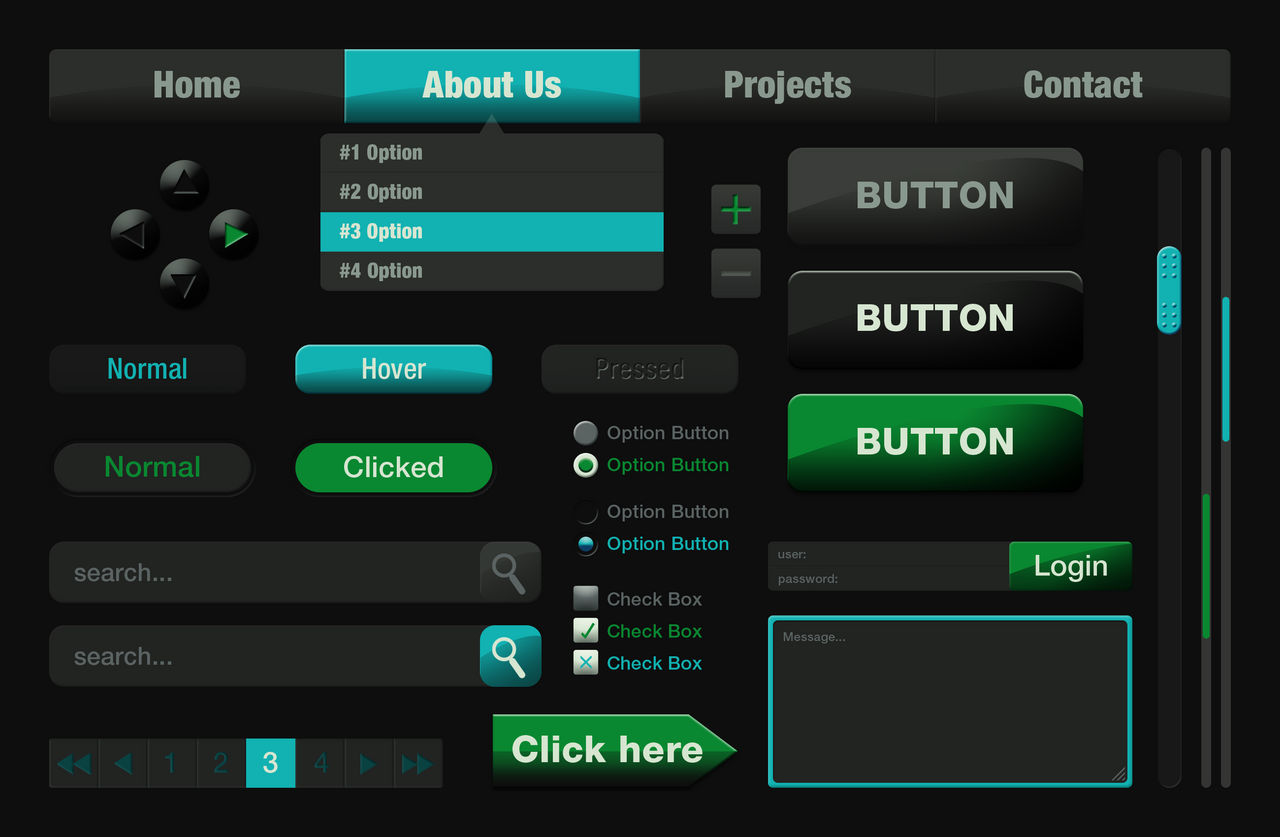 Deviantart Ui Some UI design - Version2 by LilienB on DeviantArt