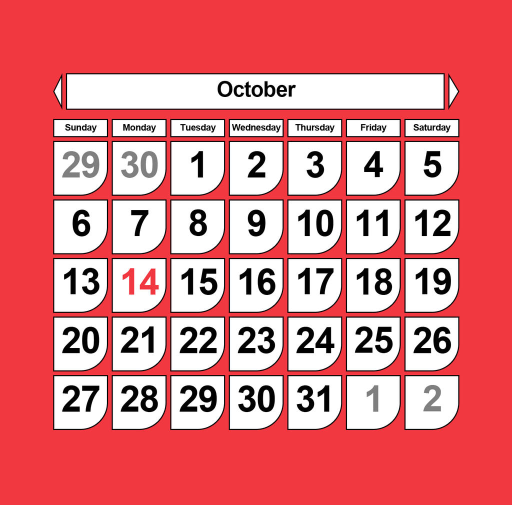 Simple Celender Simple, clean calendar app design by LilienB on DeviantArt