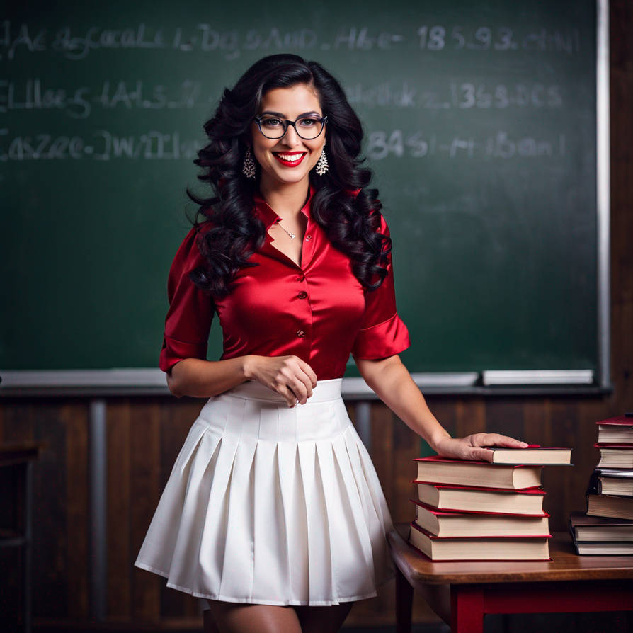 Teacher in red by SweetSissyFelicity on DeviantArt