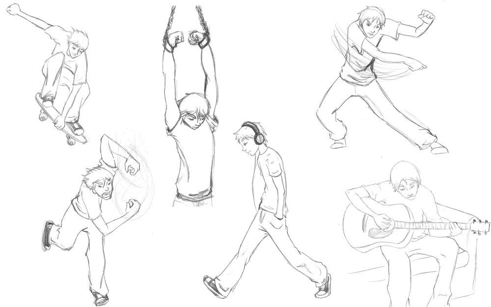 Tyler Action Poses By Animatedpunk On Deviantart