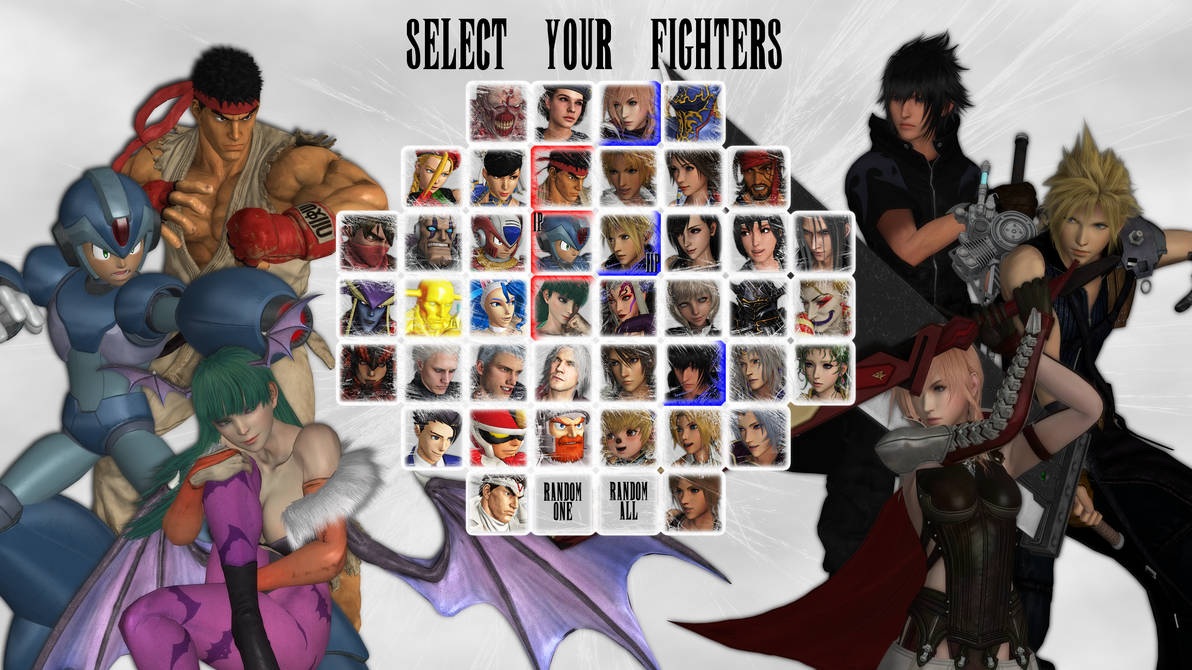 Final Fantasy X Capcom Character Select by hank412 on DeviantArt