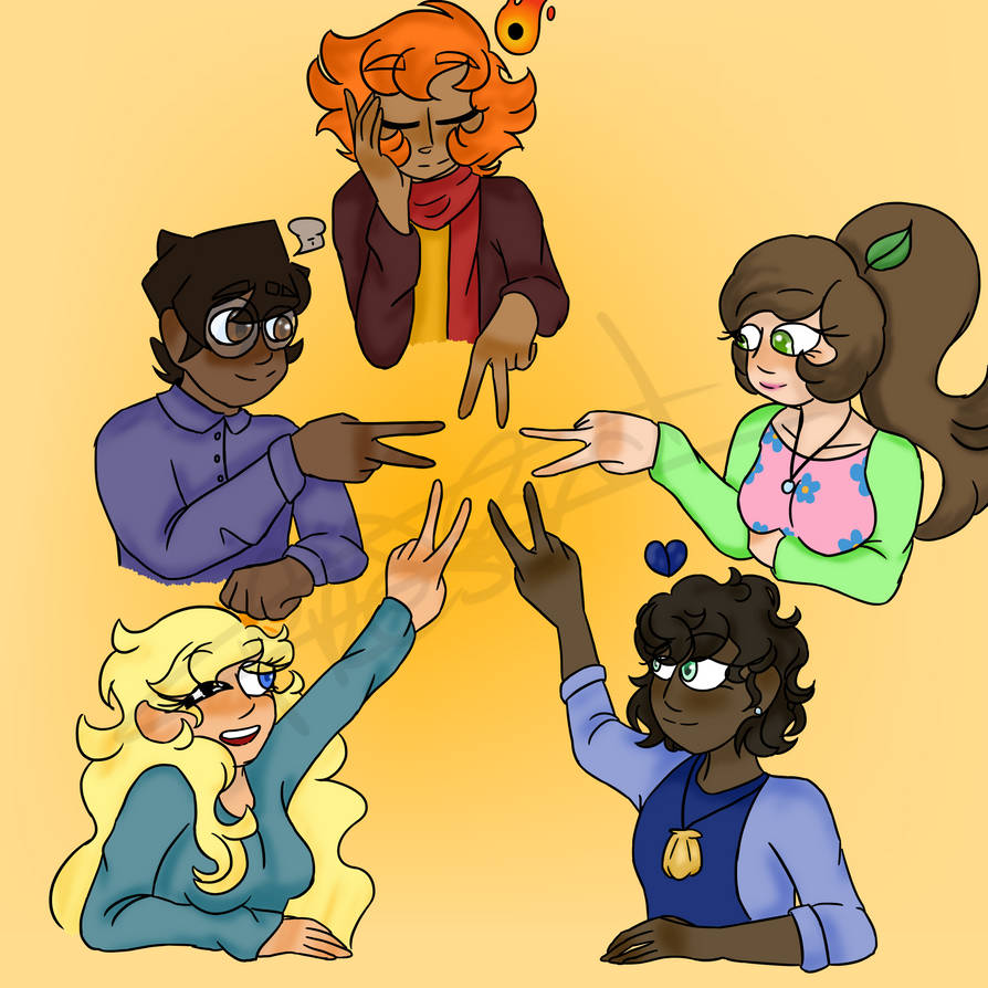 Element Humans Friends by presend on DeviantArt