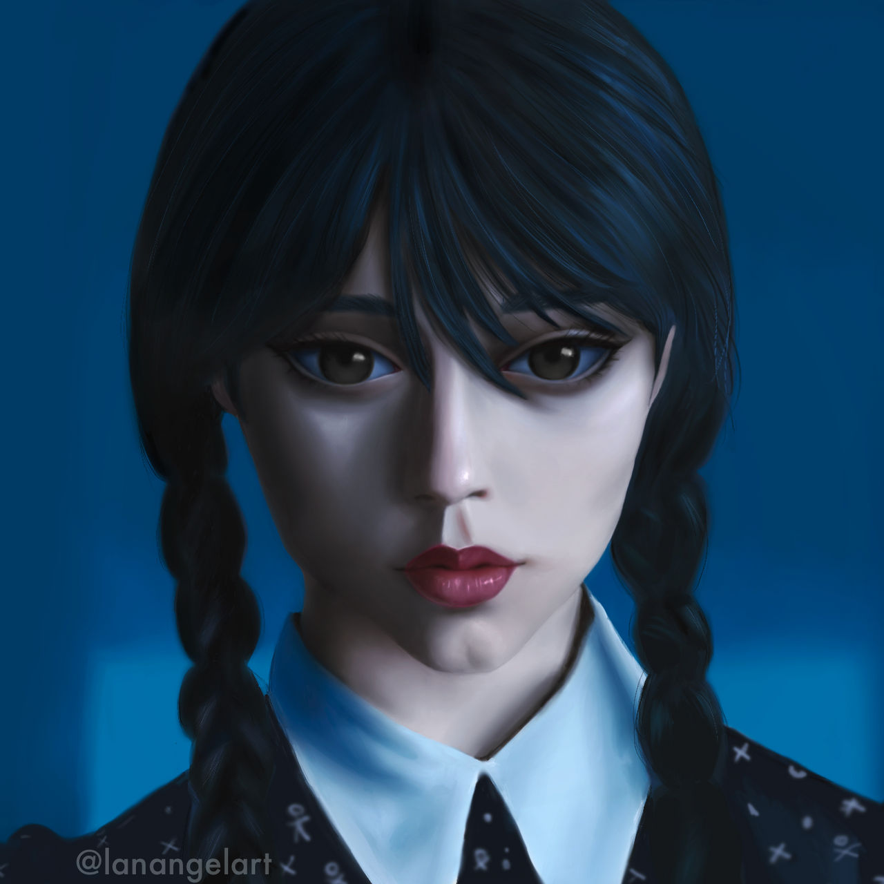 Wednesday Deviantart Wednesday Addams Fanart by lanangelart on DeviantArt
