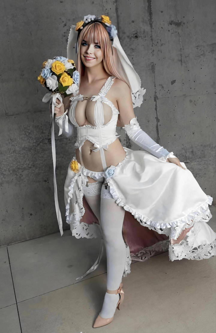 Sonico Wedding Dress by Tsubalessa on DeviantArt