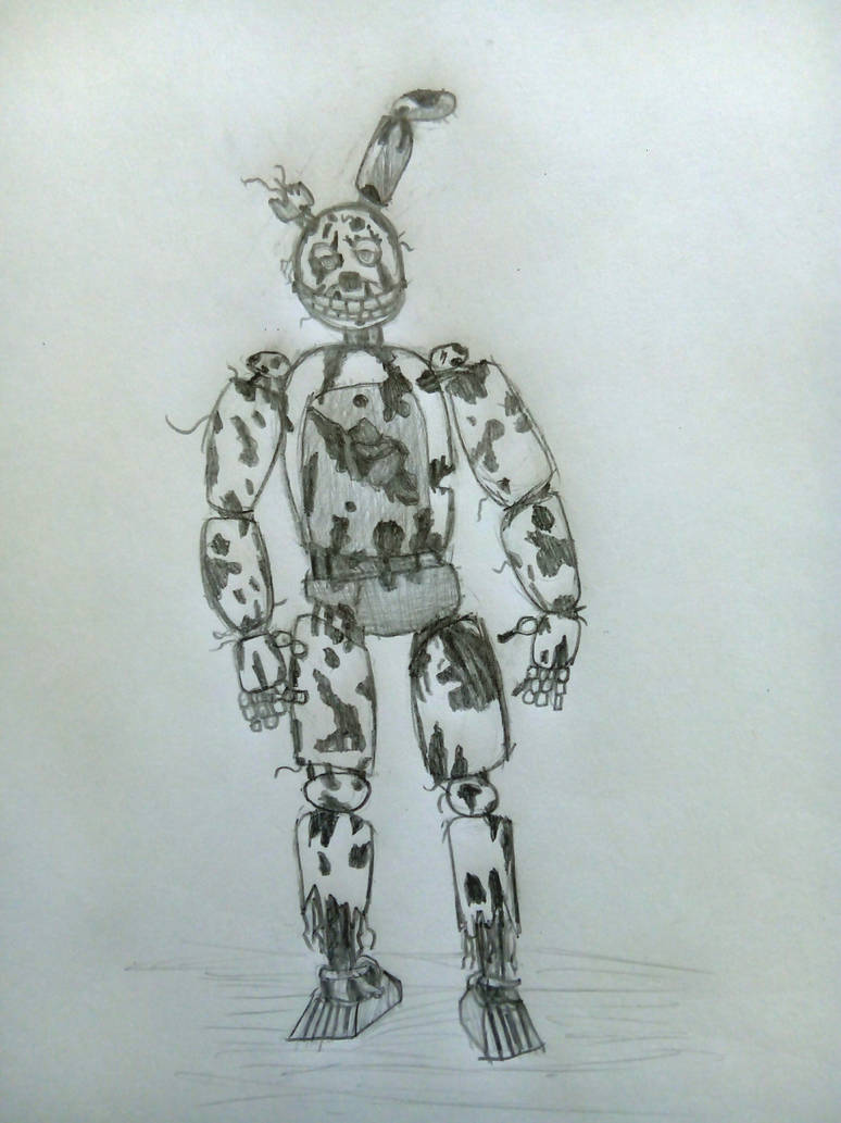 SpringTrap | FanArt | Pencil by Dremur320 on DeviantArt