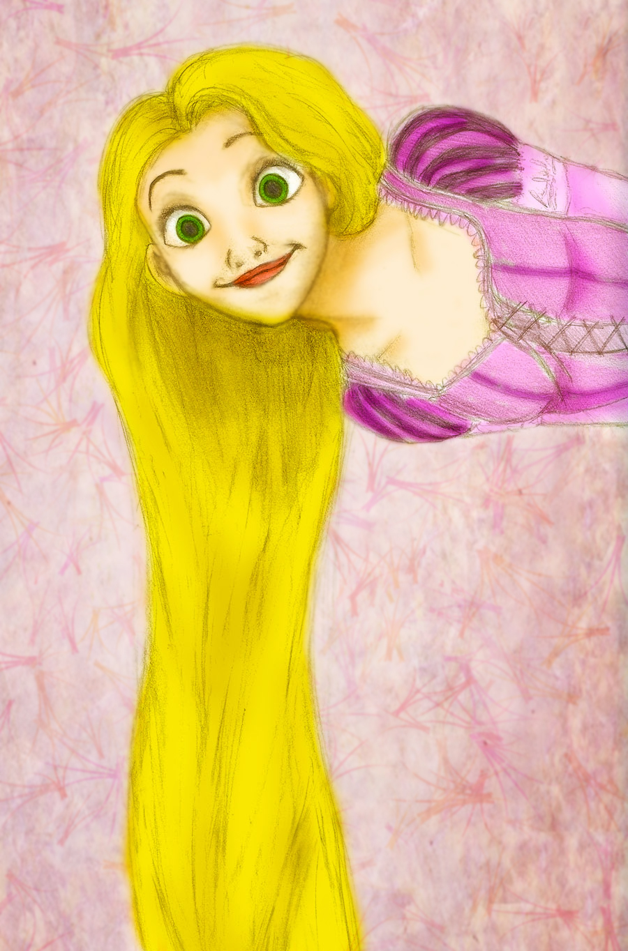 Tangled: Rapunzel colored