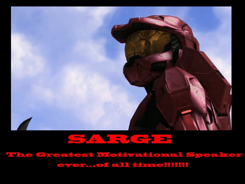 RvB Sarge Motivational Speaker