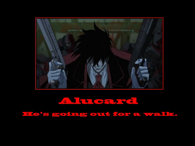 Crunchyroll - Welcome back🩸 (via Hellsing Ultimate)