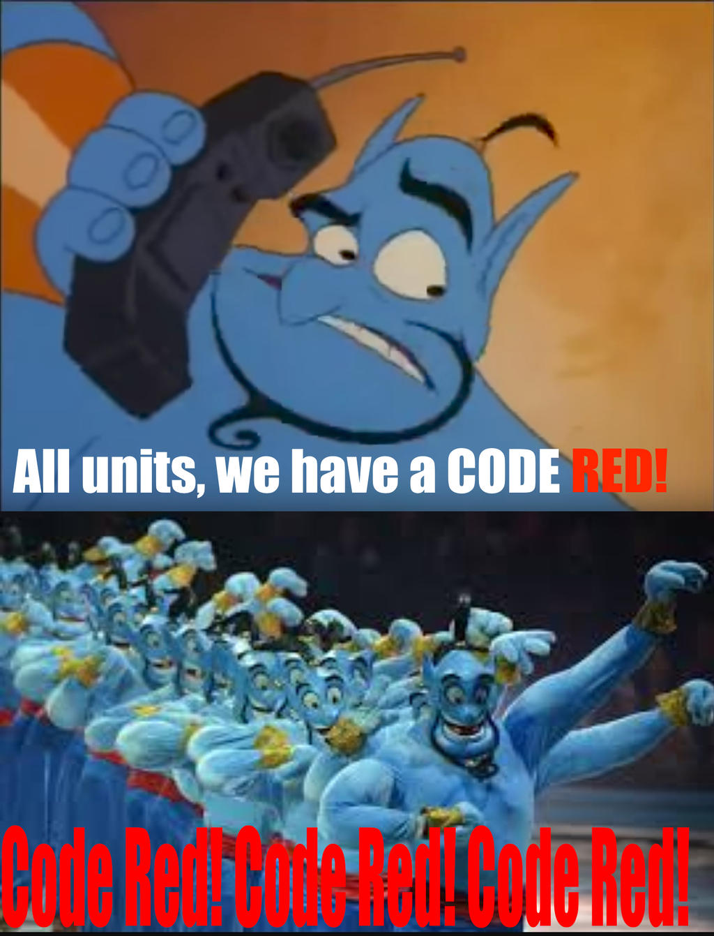Genie Code Red Meme by Dustiniz117 on DeviantArt