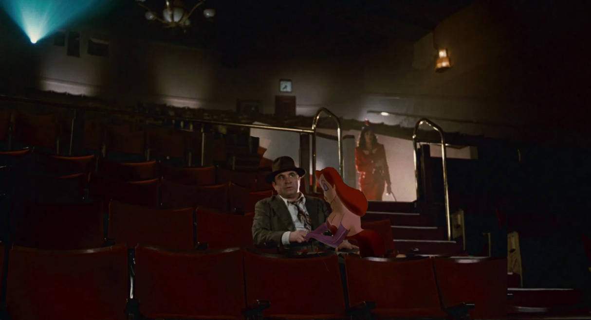 Jessica Rabbit and Eddie in theater by Dustiniz117 on DeviantArt