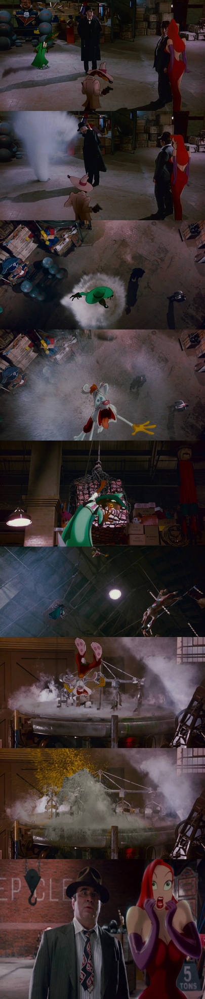 Roger Rabbit Falls into Dip Comic by Dustiniz117 on DeviantArt