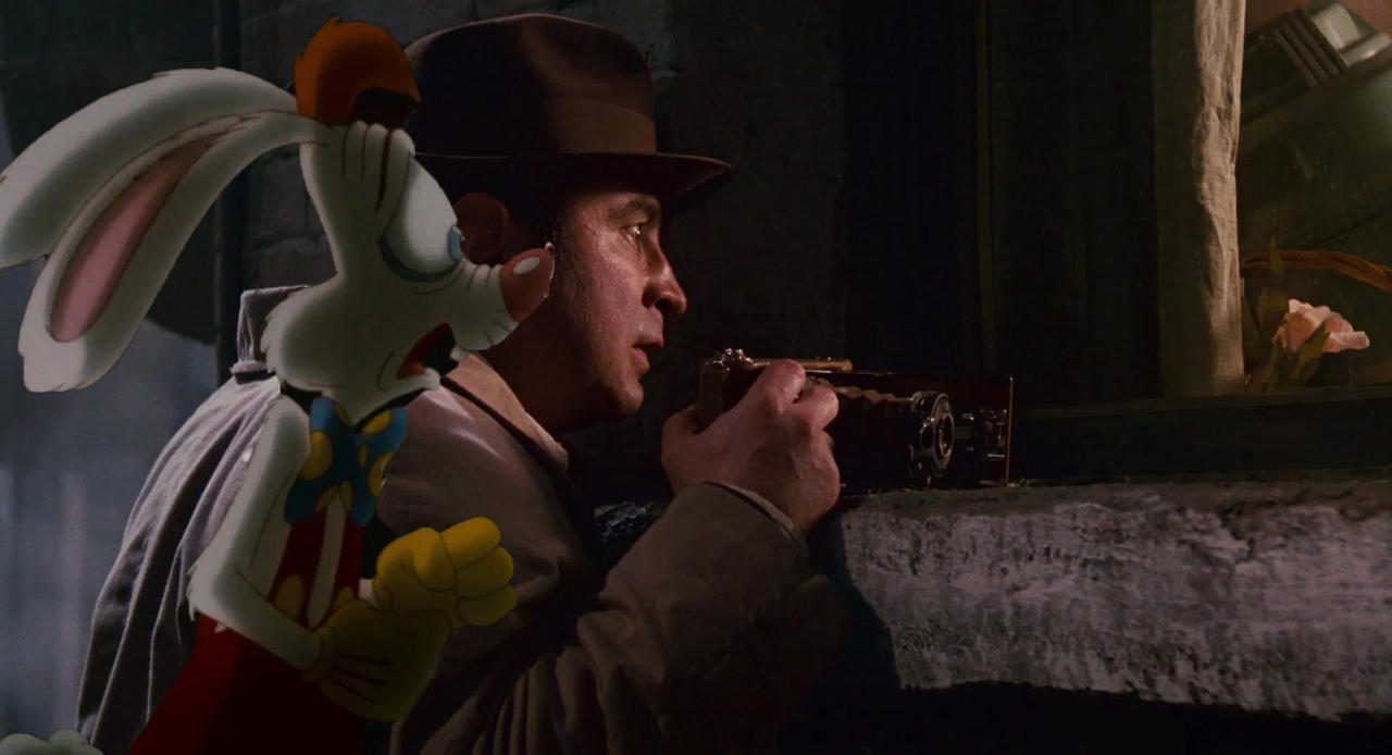 Roger Rabbit and Eddie watch Patty Cake by Dustiniz117 on DeviantArt