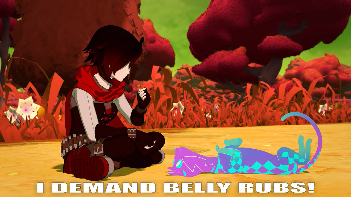 RWBY Belly Rubs Meme by Dustiniz117 on DeviantArt