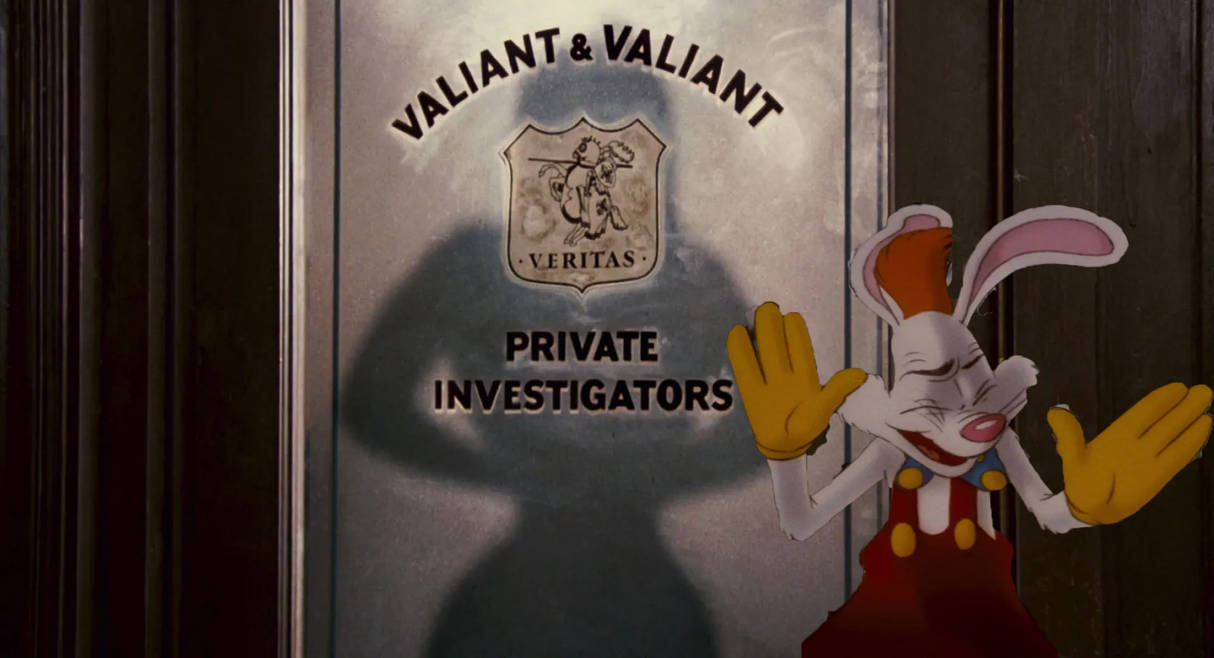 Roger Rabbit Waits Outside Valiants Office by Dustiniz117 on DeviantArt