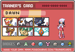 Pokemon DPt, Dawn (Trainer), Dawn (Pokemon Platinum) / プラチナ