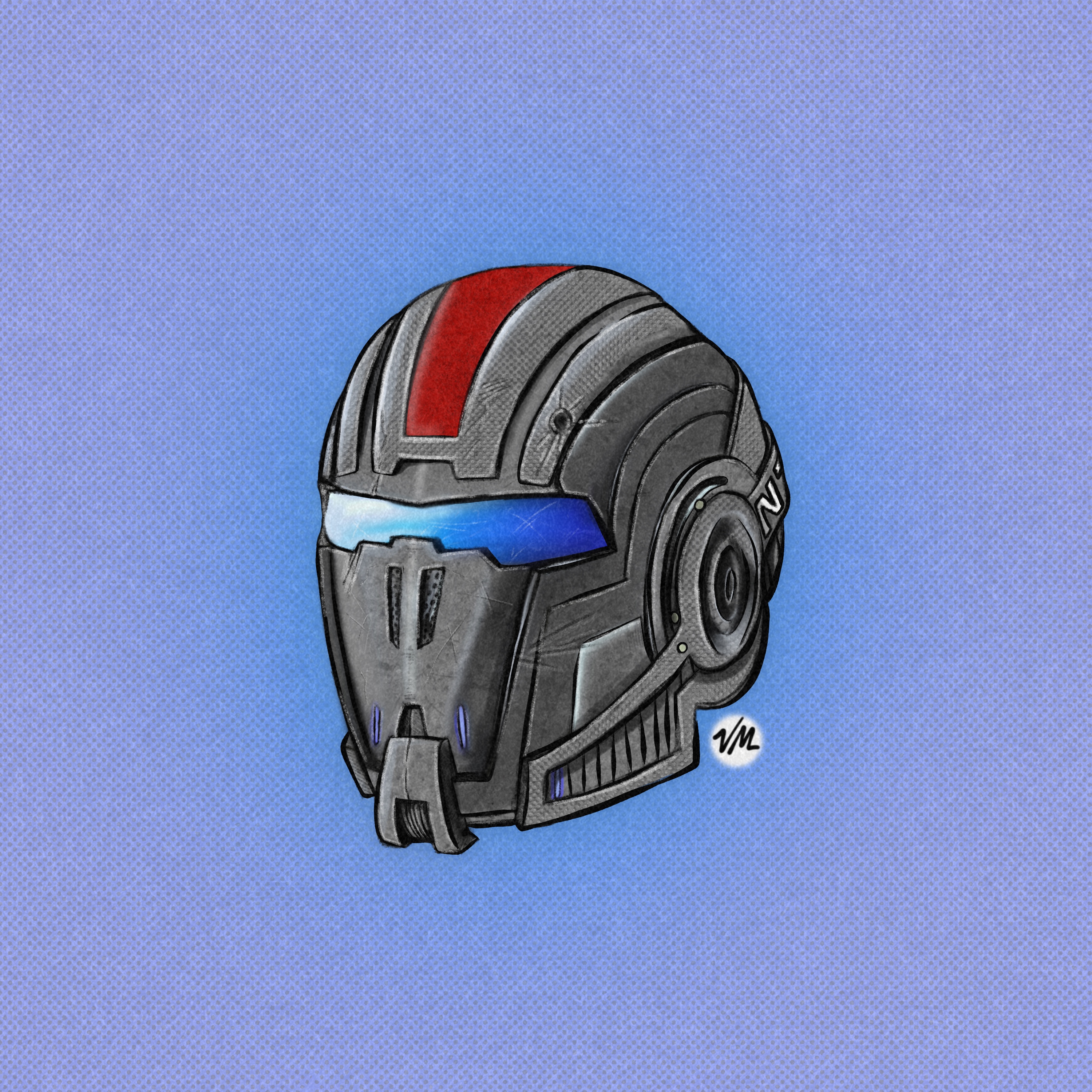 N7 Helmet by VMobius on DeviantArt