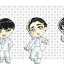 Comission- exo chibi- BaekhyunDOSehun