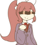 just monika.