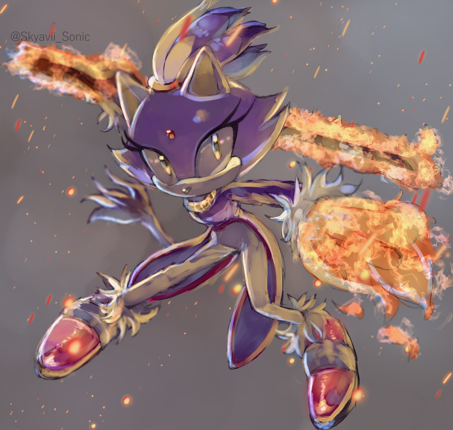 Sonic Rift Blaze Blaze by Skyavii-Sonic on DeviantArt