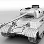 Tank - wireframe model