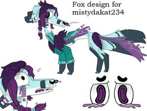 fox design:design trade with mistydakat234 !! c'':